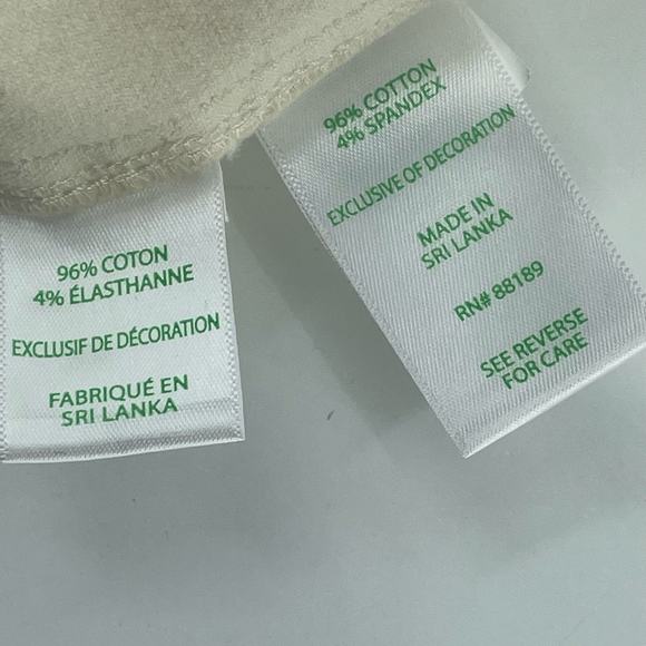 Lilly Pulitzer Women's Declynn Bi-Stretch Slim Pants, NWT, Cream, Sz. 10 - Picture 7 of 14